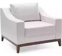 Salon Blanc Fauteuil rembourré Lounge Club JVmoebel