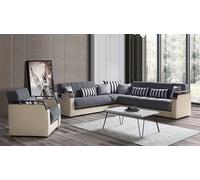 Salon Canapé d'angle en L + fauteuil 2pcs. luxe JVmoebel