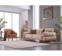 Salon Canapé Fauteuil Dreistzer Set de meubles complet Design 3+1