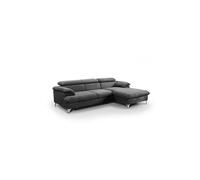 SALON Canapé lit David canapé 3 place angle convertible gris 140 cm