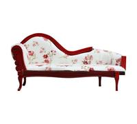 Salon Chaise longue Lit Meubles Maison de poupées Miniature Accessoires de jeu de simulation Scène de vie Jeu de rôle Collection Hobby Meubles miniatures faits à la main