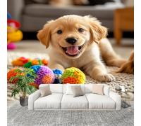 Salon Chambre Murale Photo Animal Mignon Golden Retriever Papier Peint Intissé Résistant à l’humidité Murale Multicolore Pour Décoration Murale Moderne Poster Tableaux Photo Muraux 350x256cm