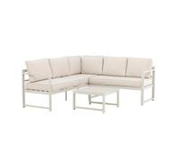 Salon d'Angle de Jardin "Salvador" 190cm Beige