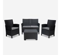 Salon de jardin 2 fauteuils canapé table basse Riccione Grand Soleil
