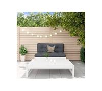 Salon de Jardin Meubles Terrasse Extérieur 2 pcs Gris Bois Massif de Pin vidaXL