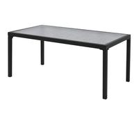 Salon de jardin (4 pcs),CLARENCE® Table de Balcon et chaises de jardin, Textilène Noir 59x62x75cm C2113807