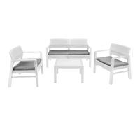 Salon de jardin Garden Deluxe 4 pièces Canapé 2 places + 2 fauteuils + Table basse