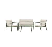Salon de Jardin 4 Places "Mazzaro" 120cm Vert