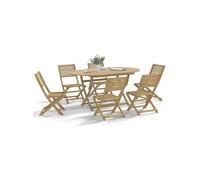 vidaXL - Chaises pliables de jardin en bois massif d'acacia - Lot de 6 - 3214228