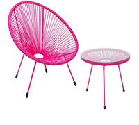 Kare Design Salon de Jardin Acapulco Mono Rose