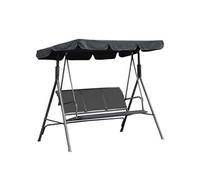 Balancelle de jardin 3 places avec pare-soleil
