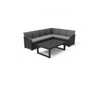 Salon de jardin allibert by keter resine gris 6 personnes gris G
