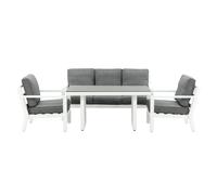 Salon de Jardin "Barcelona" 171cm Blanc
