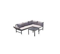 Salon de jardin bas 4 places canapé inclinable KATEA