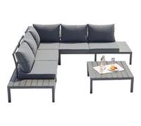 Concept Usine – Salon de jardin FIRA 5 places gris foncé