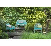 Salon de jardin bas NARDI Net 4 places Vert Salice