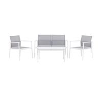 Salon de Jardin "Break" 105cm Blanc