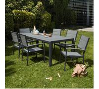 Salon de jardin en aluminium et polyw...
