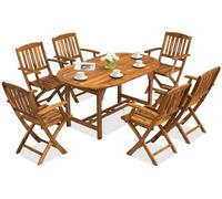 Salon de jardin en bois Hanoi/Delhi 6 Garden Point