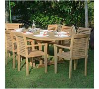 Salon de jardin en teck tikopia 8 places