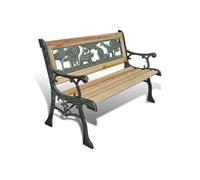 Salon de jardin GENERIQUE marron 2 personnes 50 x 37 x 50 cm bois