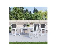 Salon de jardin gris 40 x 40 x 40