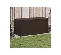 Salon de jardin marron resine tressee