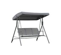 Salon de jardin metal gris 3 personnes