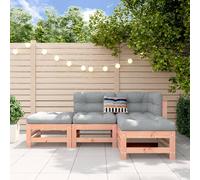 Salon de Jardin Meubles Terrasse Extérieur 4 pcs Bois de Pin Imprégné vidaXL