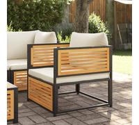 Salon de Jardin Meubles Terrasse Patio Extérieur Bois Massif d'Acacia vidaXL
