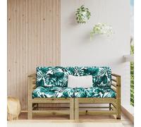 Vidaxl Canapé Central Avec Coussins Bois De Pin Imprégné