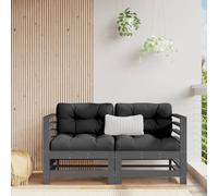 Salon de Jardin Mobilier de Patio Meuble de Terrasse Bois de Pin Massif vidaXL