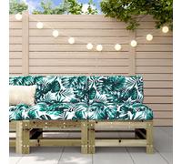 Repose-pied de Jardin, Siège avec Cadre en Bois, Table Basse, Tabouret de Terrasse Patio Balcon Extérieur, Bois de 825624