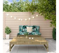 Vidaxl Canapés Centraux De Jardin 2 Pcs 120x80 Cm Bois De Pin Imprégné