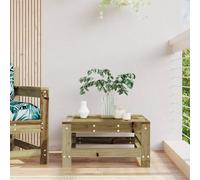 vidaXL Canapé Central de Jardin, Siège avec Dossier, Meuble de Terrasse Patio Arrière-cour Balcon Extérieur, Marron Bois de 825617 Marron G