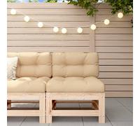 Salon de Jardin Mobilier de Patio Meuble de Terrasse Bois Massif de Pin vidaXL