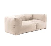 Salon de jardin modulable avec 2 fauteuils d'angle beige Mixi, Oviala