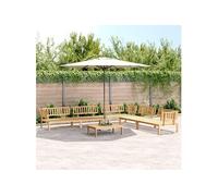 Vidaxl Salon Palette De Jardin 6 Pcs Bois D'acacia Massif