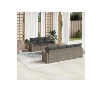 Salon de jardin modulable GENERIQUE 7 personnes resine tressee 65.5 x 62 x 37 cm 8 pieces