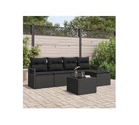 Salon de jardin modulable GENERIQUE rotin 6 pieces 62 x 60 x 85 cm 2 personnes