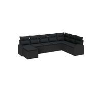 Salon de jardin modulable GENERIQUE rotin 8 pieces 62 x 62 x 85 cm