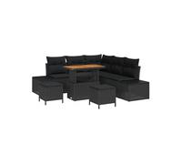 Salon de jardin modulable GENERIQUE rotin 8 pieces 62 x 92 x 69 cm