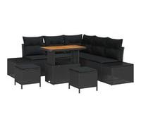 Salon de jardin modulable GENERIQUE rotin 8 pieces 62 x 92 x 69 cm