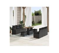 Salon de jardin modulable GENERIQUE rotin 9 pieces 62 x 60 x 85 cm 8 personnes