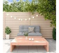 Salon de jardin modulable VIDAXL bois massif gris 2 pieces x 120 x 69 2 personnes Multicolore G