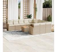 Salon de jardin modulable rotin 11 personnes 12 pieces