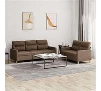 Salon de jardin modulable VIDAXL rotin 2 pieces Marron G