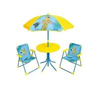 Salon de jardin pour enfants FUN HOUSE MARSUPILAMI 2 chaises pliantes Parasol Jaune Jaune G
