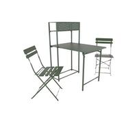 Set Balcon II - Table + 2 chaises pliantes