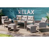 Salon de jardin Sydney Swing & Harmonie : Gris